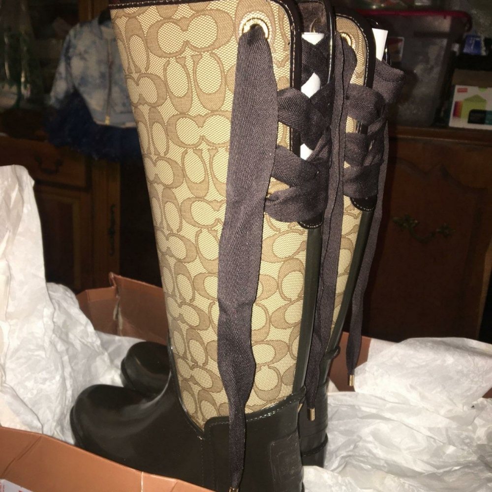 Coach rainboots